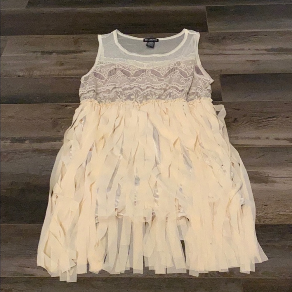 Cream dress